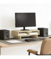 vidaXL Monitor Stand Sonoma Oak 50x27x15 cm Engineered Wood
