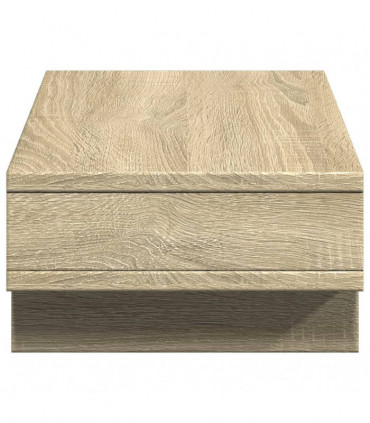 vidaXL Monitor Stand Sonoma Oak 50x27x15 cm Engineered Wood