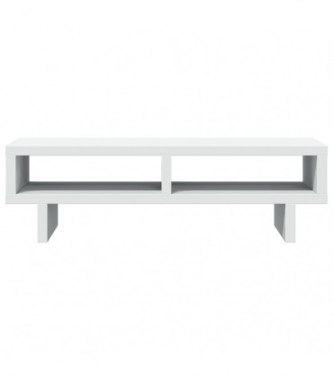 vidaXL Monitor Stand White 50x27x15 cm Engineered Wood