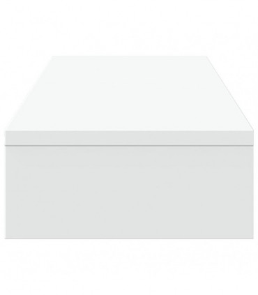 vidaXL Monitor Stand Riser Adjustable White 80x24x10.5 cm Engineered Wood