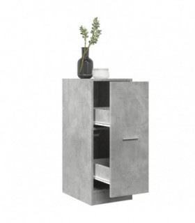 vidaXL Apothecary Cabinet Concrete Grey 30x41x77.5 cm Engineered Wood