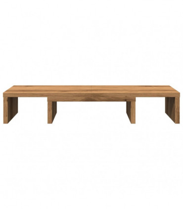 vidaXL Monitor Stand Adjustable Artisian Oak 60x24x10.5 cm Engineered Wood