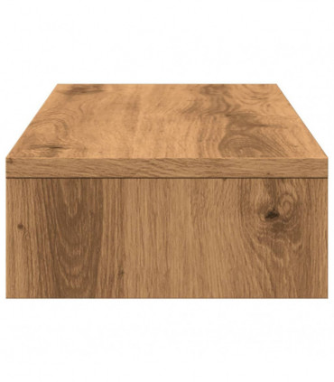 vidaXL Monitor Stand Adjustable Artisian Oak 60x24x10.5 cm Engineered Wood