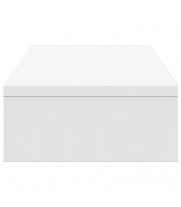 vidaXL Monitor Stand Adjustable White 60x24x10.5 cm Engineered Wood