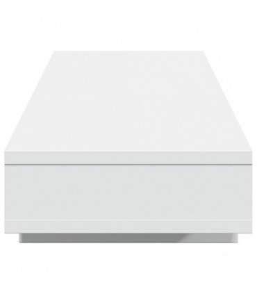 vidaXL Monitor Stand White 100x27x15 cm Engineered Wood