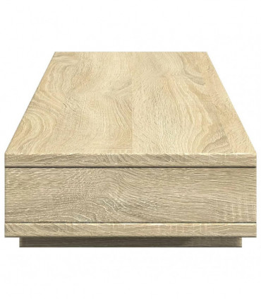 vidaXL Monitor Stand Sonoma Oak 100x27x15 cm Engineered Wood