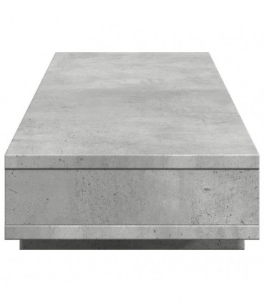 vidaXL Monitor Stand Concrete Grey 100x27x15 cm Engineered Wood