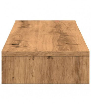vidaXL Monitor Stand Artisian Oak 100x27x10 cm Engineered Wood