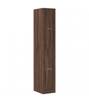 vidaXL Apothecary Cabinet Brown Oak 30x41x174.5 cm Engineered Wood