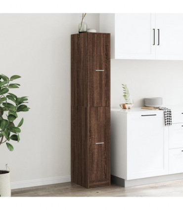 vidaXL Apothecary Cabinet Brown Oak 30x41x174.5 cm Engineered Wood