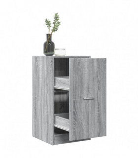 vidaXL Apothecary Cabinet Grey Sonoma 40x41x77.5 cm Engineered Wood
