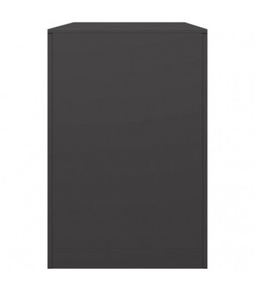 vidaXL Firewood Rack Black 100x40x60 cm Steel