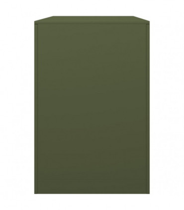 vidaXL Firewood Rack Green 100x40x60 cm Steel