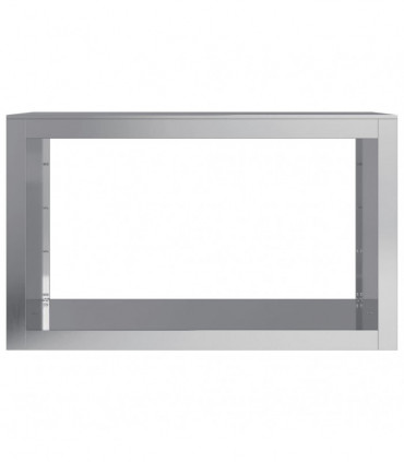 vidaXL Firewood Rack 100x40x60 cm Galvanised Steel