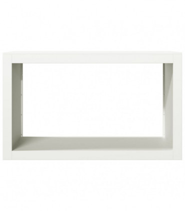 vidaXL Firewood Rack White 100x40x60 cm Steel