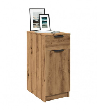 vidaXL Desk Cabinet Artisan Oak 33x50x75 cm Engineered Wood