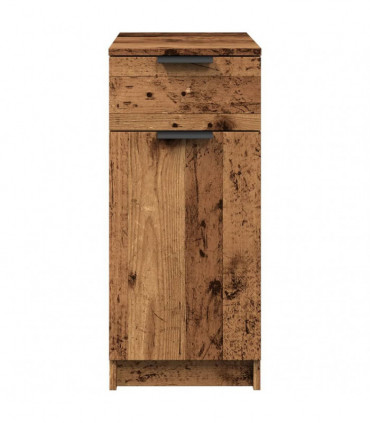 vidaXL Desk Cabinet Old Wood 33x50x75 cm Engineered Wood