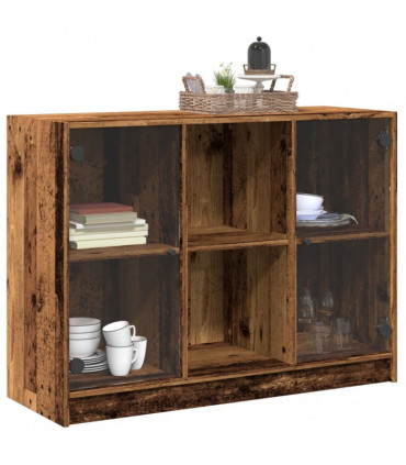 vidaXL Sideboard Old Wood 102x37x75.5 cm Engineered Wood