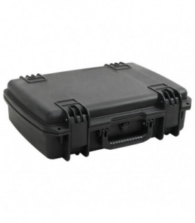 vidaXL Portable Flight Case Black 50.5x37x14.5 cm PP