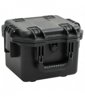 vidaXL Portable Flight Case Black 30x24.5x20 cm PP