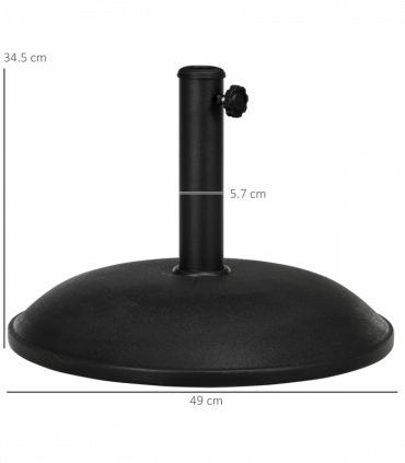 20 kg Umbrella Base-Grey/Black