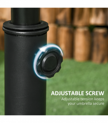 20 kg Umbrella Base-Grey/Black