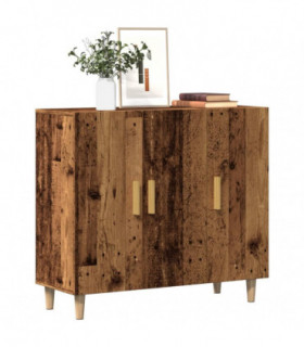vidaXL Sideboard Old Wood 90x34x80 cm Engineered Wood