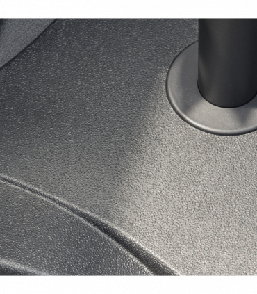 Garden Square Parasol Base Black Cement Outdoor 20kg 30mm 35mm 38mm 50.83cm