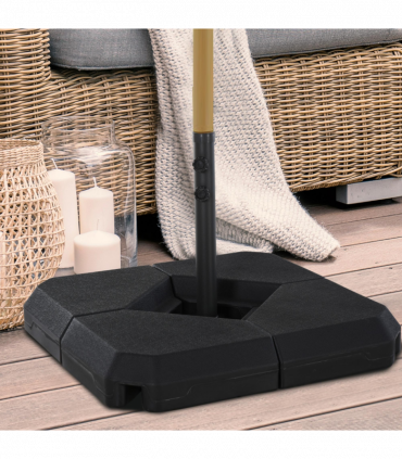 HDPE & Steel Parasol Base