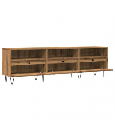 vidaXL TV Cabinet Artisan Oak 150x30x44.5 cm Engineered Wood