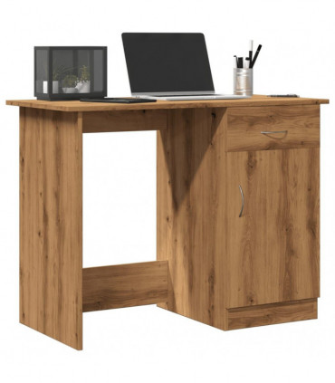 vidaXL Desk Artisan Oak 100x50x76 cm Engineered Wood
