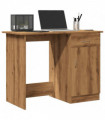 vidaXL Desk Artisan Oak 100x50x76 cm Engineered Wood