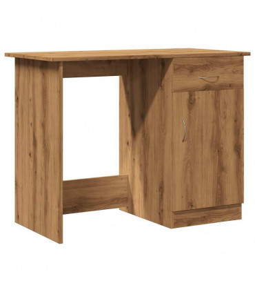 vidaXL Desk Artisan Oak 100x50x76 cm Engineered Wood