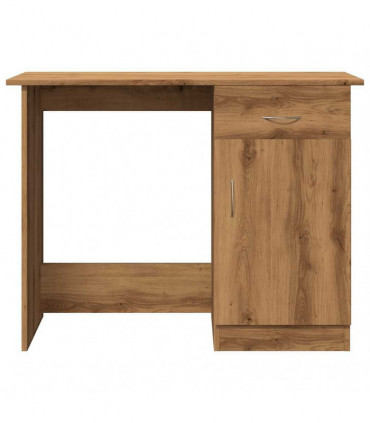 vidaXL Desk Artisan Oak 100x50x76 cm Engineered Wood