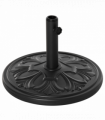 Round Parasol Base Heavy Duty Cement Stand Umbrella Holder Garden