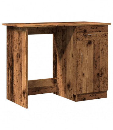 vidaXL Desk Old Wood 100x50x76 cm Engineered Wood