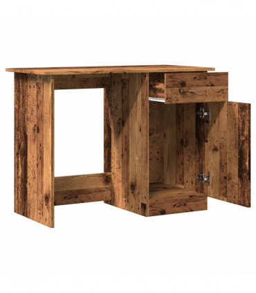 vidaXL Desk Old Wood 100x50x76 cm Engineered Wood