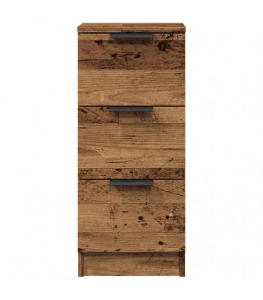 vidaXL Sideboards 2 pcs Old Wood 30x30x70 cm Engineered Wood