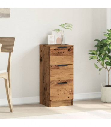 vidaXL Sideboard Old Wood 30x30x70 cm Engineered Wood