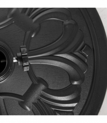 Round Parasol Base Heavy Duty Cement Stand Umbrella Holder Garden