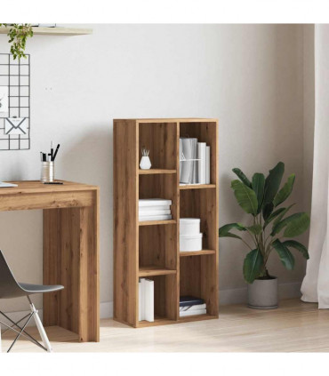 vidaXL Book Cabinet Artisan Oak 50x25x104 cm