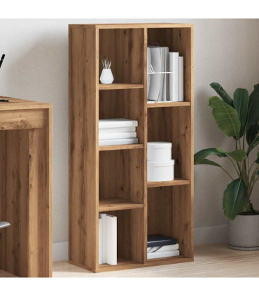 vidaXL Book Cabinet Artisan Oak 50x25x104 cm