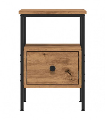vidaXL Bedside Cabinets 2 pcs Artisan Oak 34x36x50 cm Engineered Wood