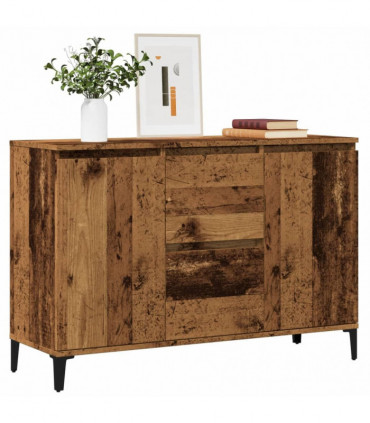 vidaXL Sideboard Old Wood 102x35x70 cm Engineered Wood