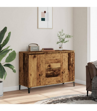 vidaXL Sideboard Old Wood 102x35x70 cm Engineered Wood