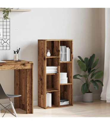 vidaXL Book Cabinet Old Wood 50x25x104 cm