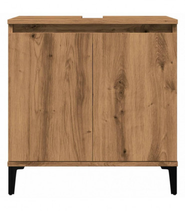 vidaXL Sink Cabinet Artisan Oak 58x33x60 cm Engineered Wood
