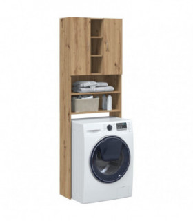 vidaXL Washing Machine Cabinet Artisan Oak 64x25.5x190 cm
