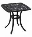 Outsunny Cast Aluminium Bistro Table with Umbrella Hole, Bronze Tone