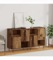 vidaXL Sideboards 2 pcs Old wood 120 x 35 x 70 cm Engineered wood